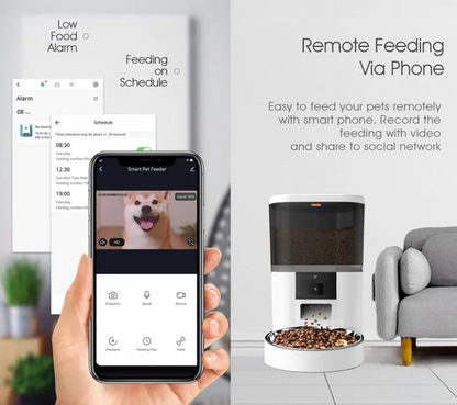 Automatic Pet Feeder — Timed Feeding for Dogs & Cats