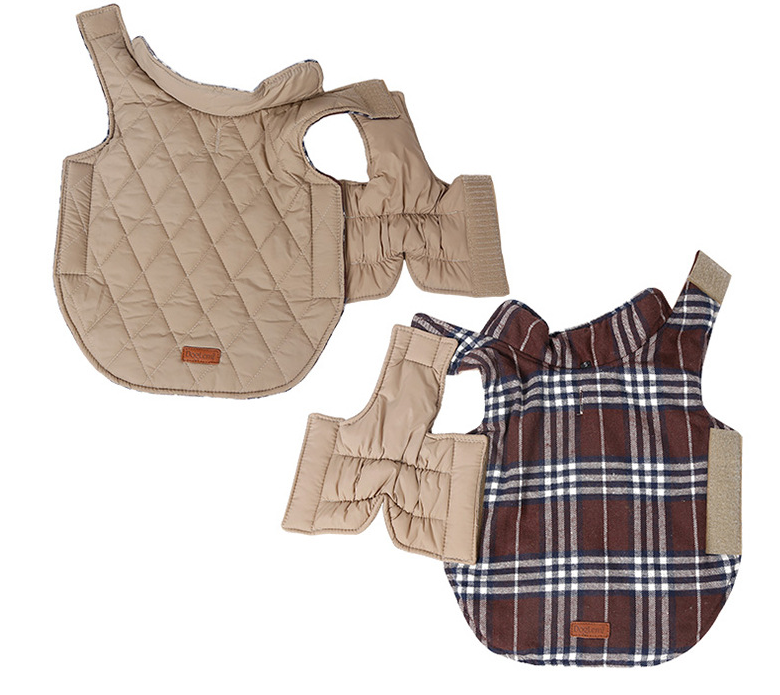 Waterproof Reversible Dog Jacket — All-Weather Travel Coat