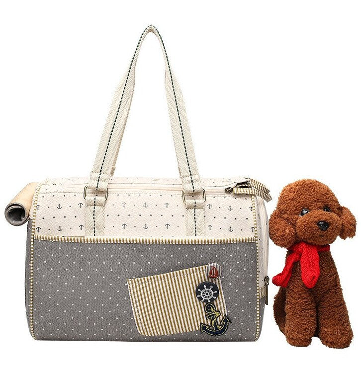 Canvas Pet Carrier - Pet Space Bag