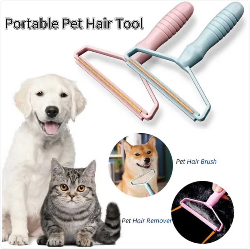 Portable Pet Hair Remover — Double-Sided Lint Roller