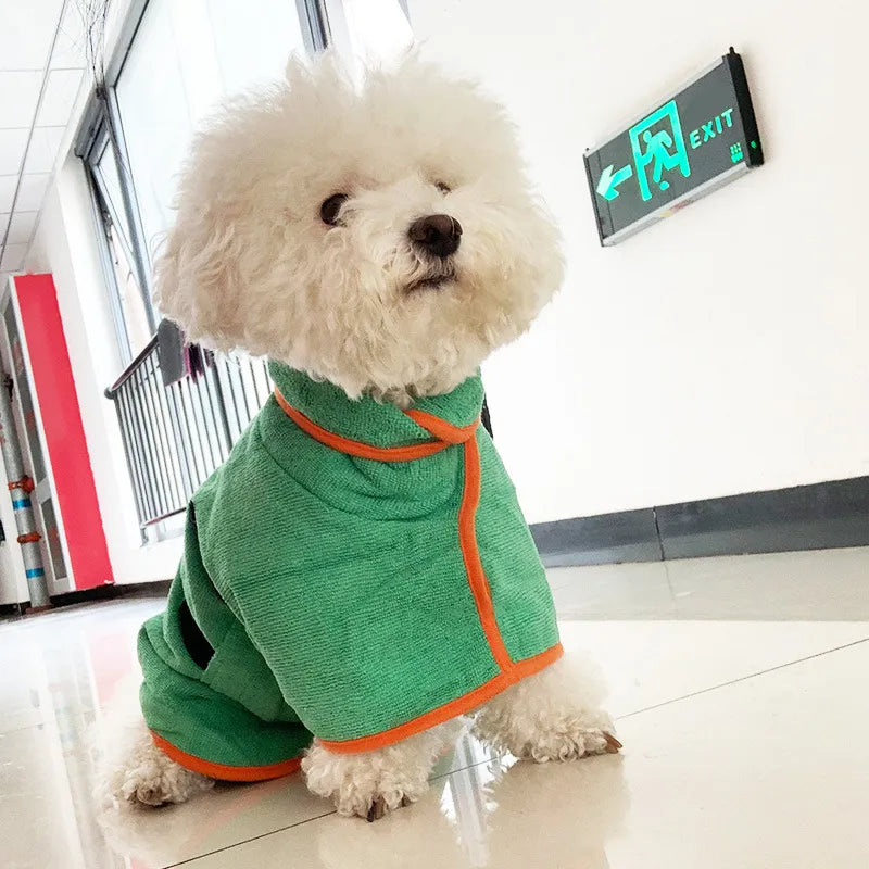 Quick-Dry Pet Travel Towel & Bathrobe